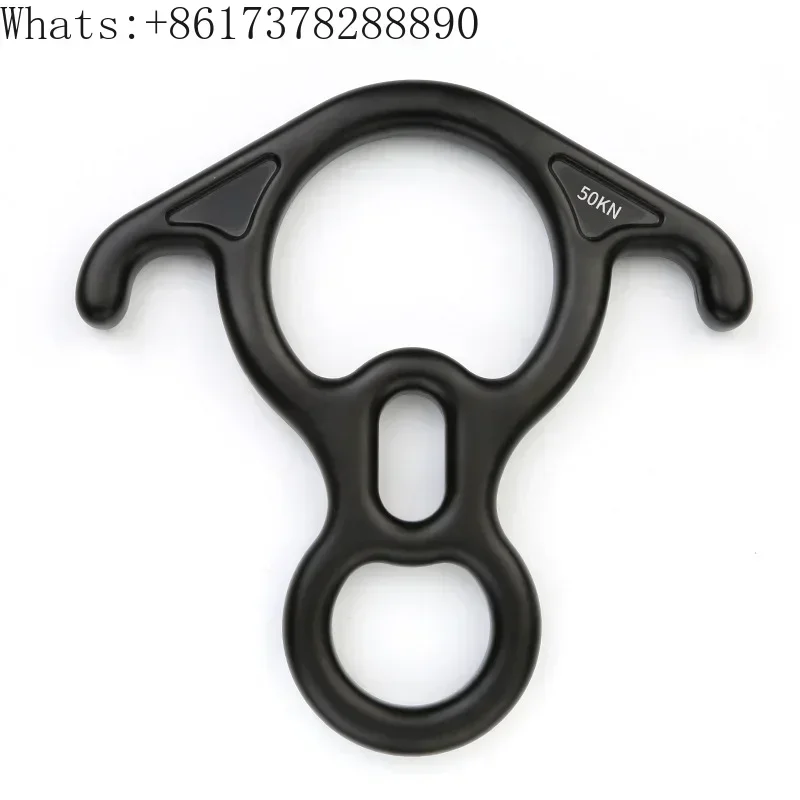 

Скалолазание бычий рог 8 форм такелажное спусковое устройство алюминиевая фигурка страховочное устройство Abseiling 50KN восьмикольцевое оборудование для скоростного спуска