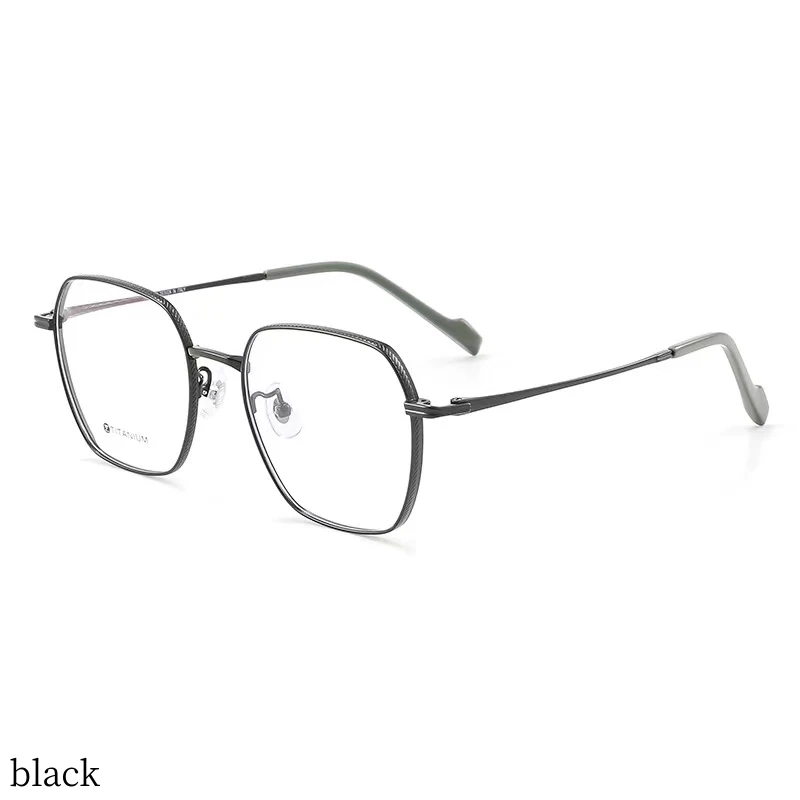 

52mm Ultra light Pure titanium Glasses Frame Men Retro Polygon Prescription Eyeglasses Women Myopia Optical Eyewear 90167