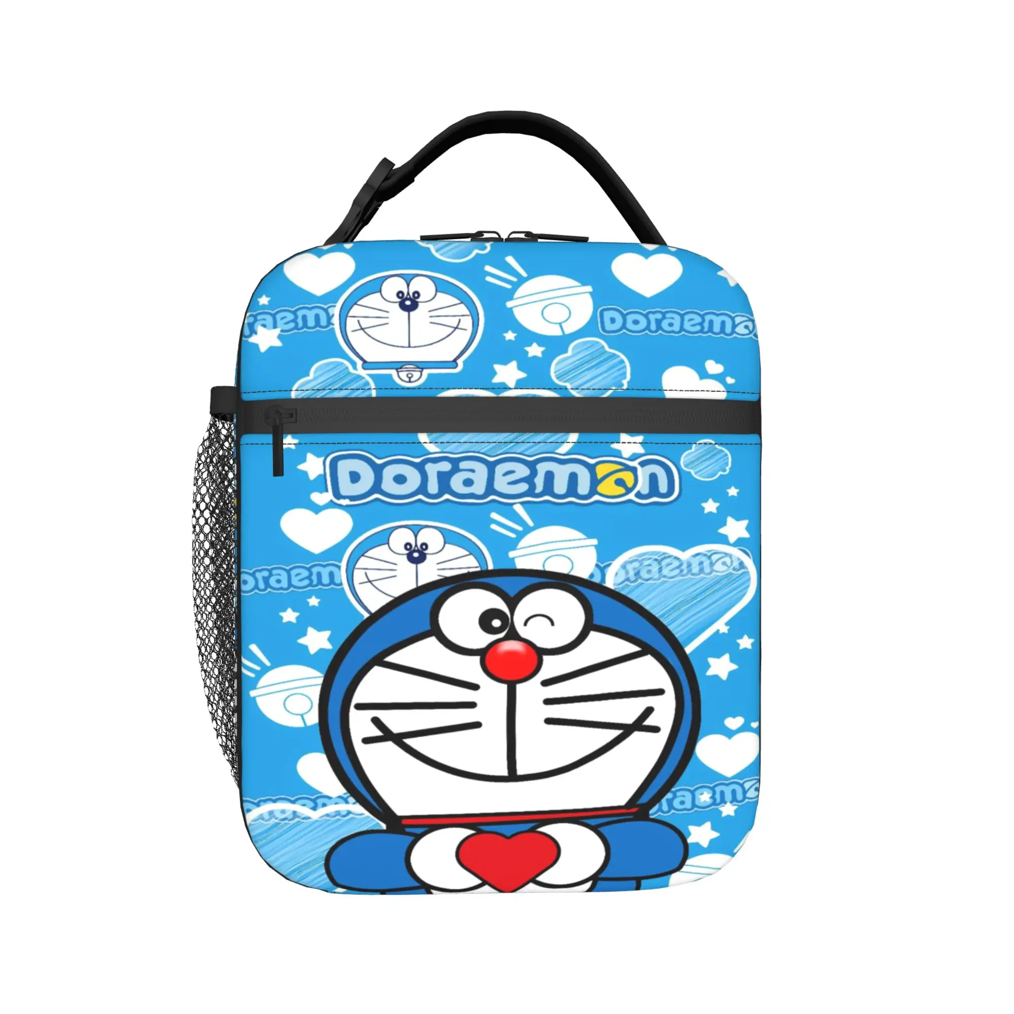

doraemons blue cats cat Accessories Insulated Lunch Bags For School Food Box Portable Cooler Thermal Lunch Box