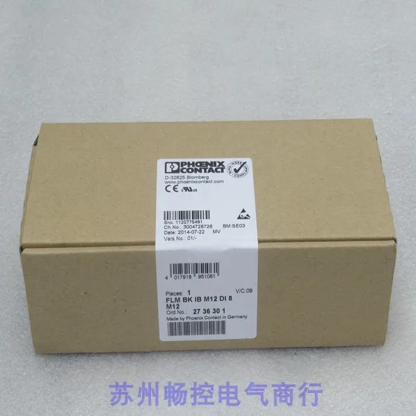 Новый преобразовательный модуль PHCENIX FLM BK IB M12 DI8 M12 Spot 2736301