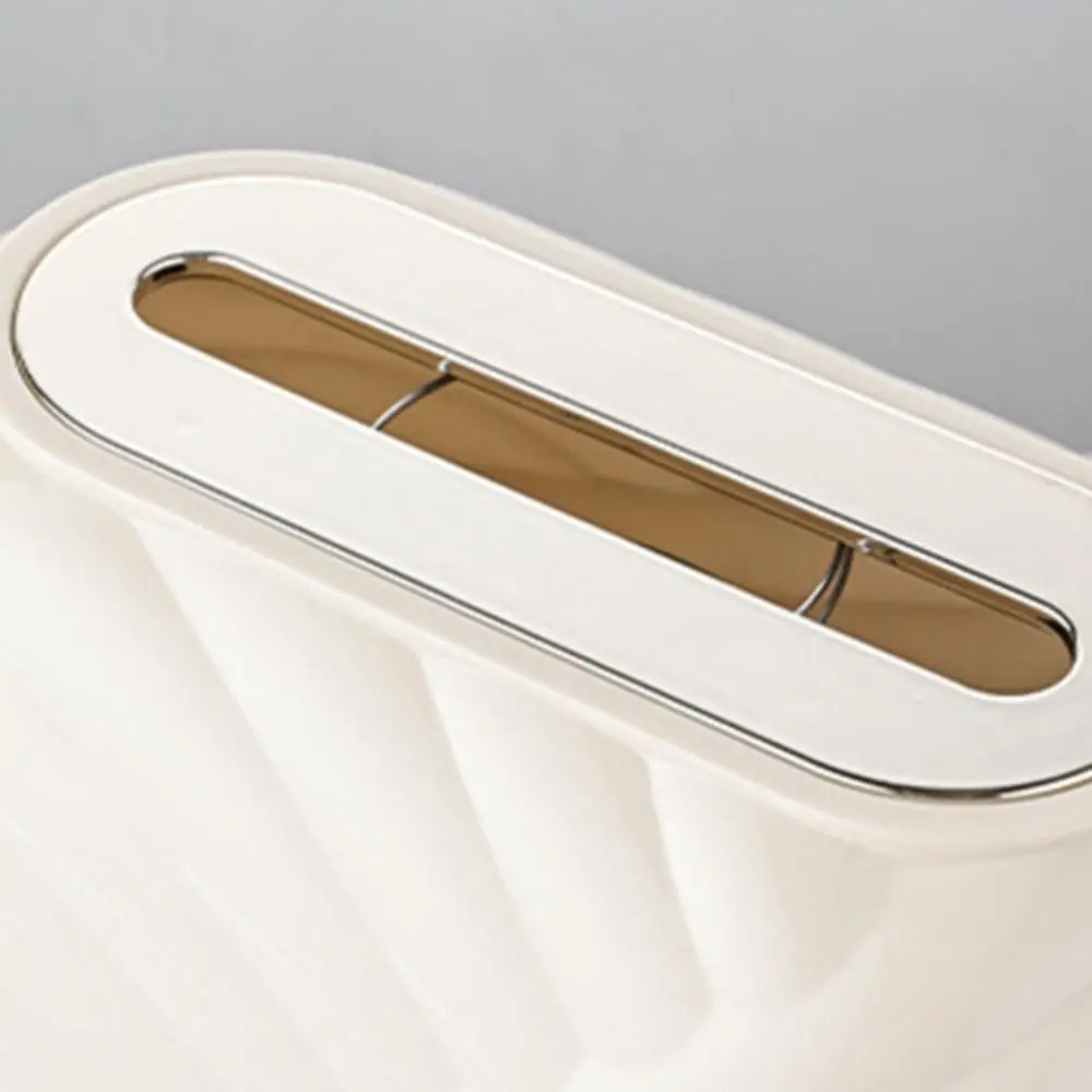 Caja de toalla de papel de lujo ligera, caja de papel tisú de plástico de gran capacidad, contenedor de almacenamiento de servilletas Simple desmontable para coche