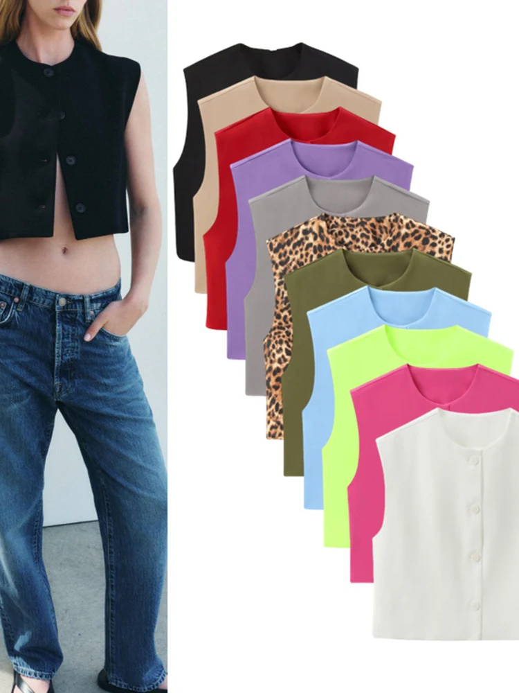 

Новый китайский жилет без рукавов, женский круглый топ Ne Svel New Faion 253278 825986 825987, длина на одной пуговице