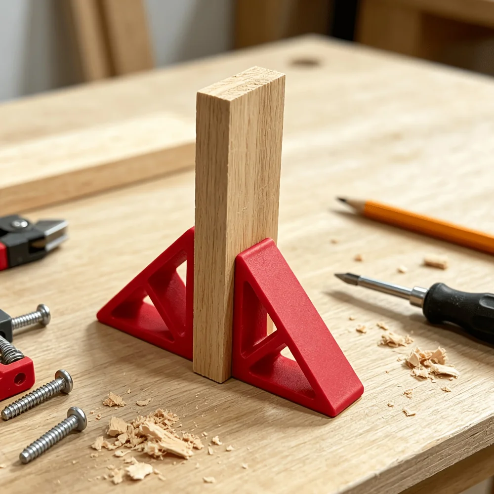 4pcs Woodworking right angle positioning clamp, 90 degree triangle fixing device, assembly positioning fixture, DIY tool