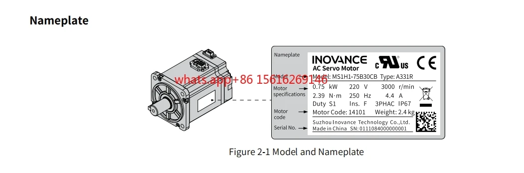 

INOVANCE MS1H2-20C30CB-A334R Servo Motor Brand New Original