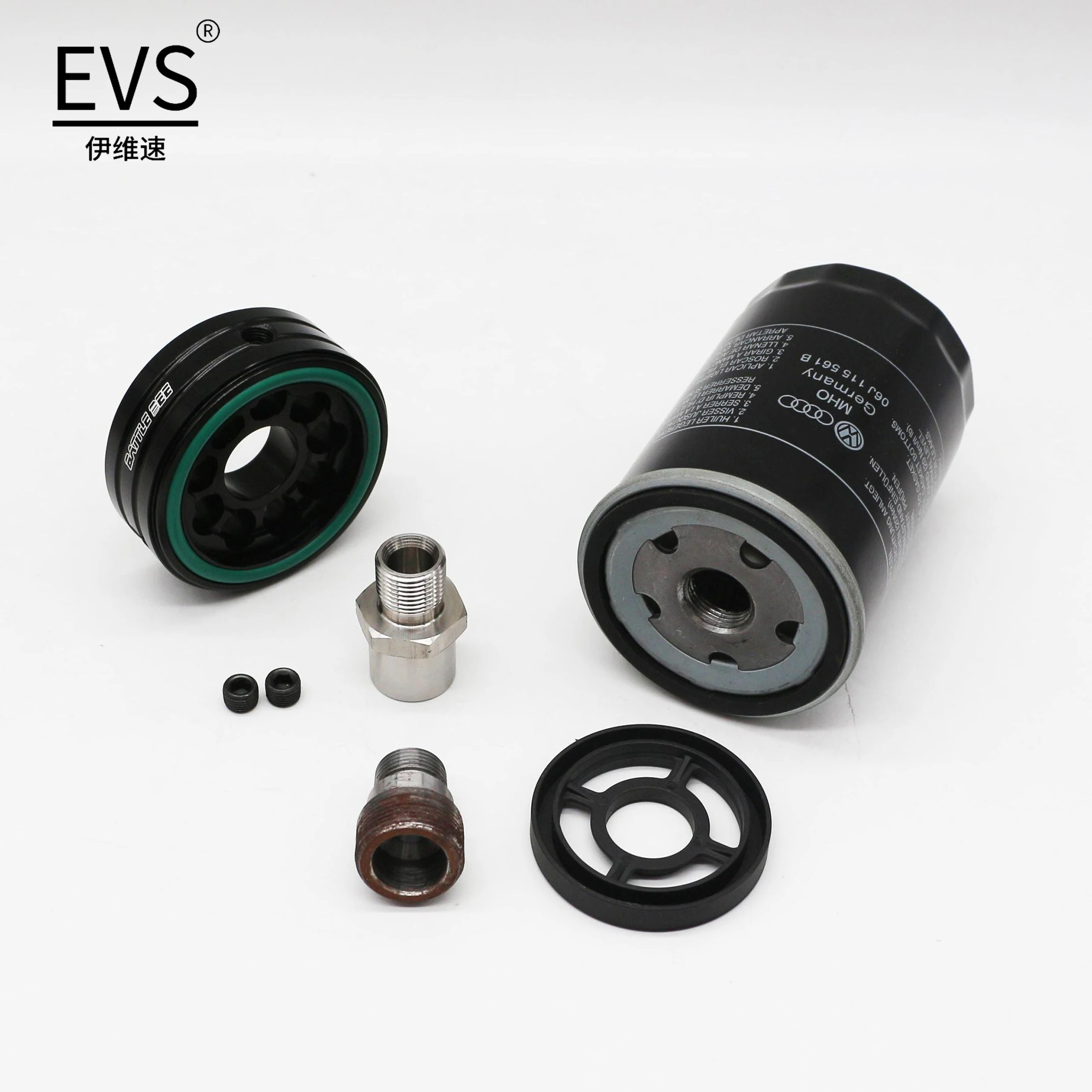 VAG EA888 gen2 Sandwich Oil-Filter Adapter Oil temp oil pressure gauge sensor Plate for Volkswagen audi BB-UOA-003-EA888