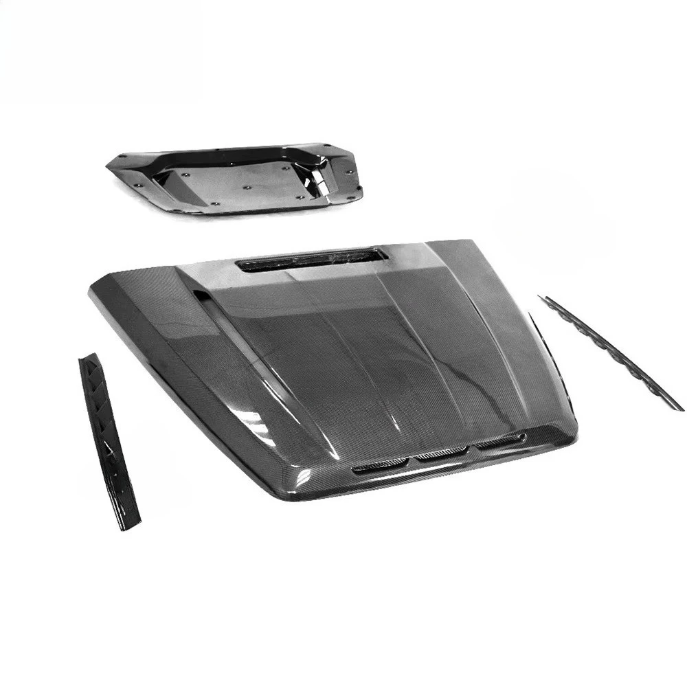 Dry Carbon Material Hood for New G Class W464 G500 G550 G63 Engine Cover Bonnet Hood T Style 2019-2024 Year