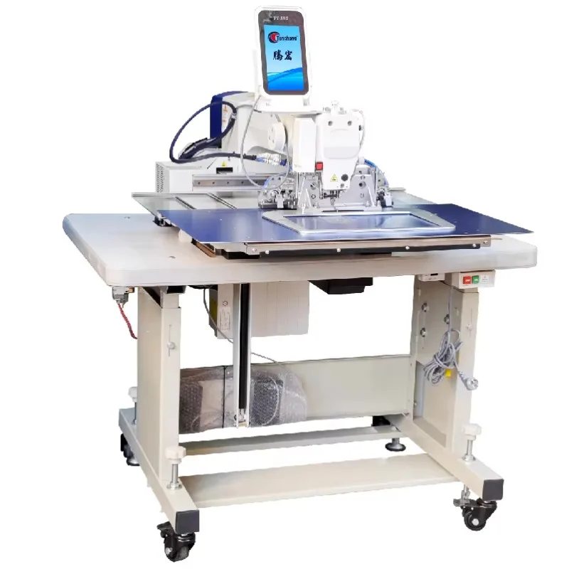 Macchina da cucire industriale con funzionamento computerizzato elettrico con componente motore con nucleo automatico a letto cilindrico