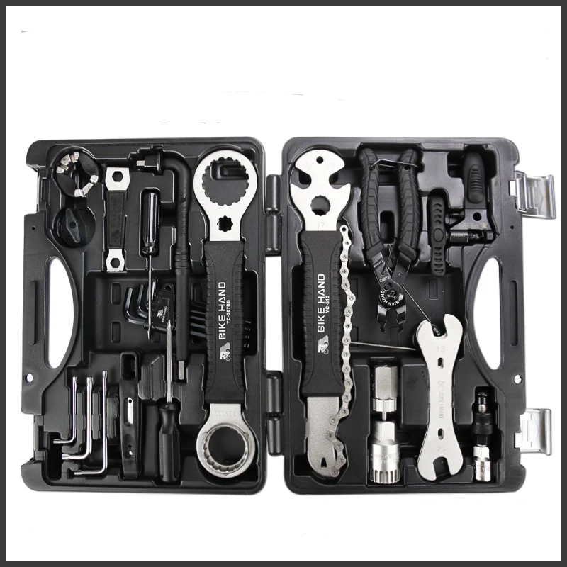 Bike Hand Multifunctional Bicycle Repair Tool Kits YC-721 Professional Bike Tool Box Shop Tool Set Cycling Repair Case Tool Set