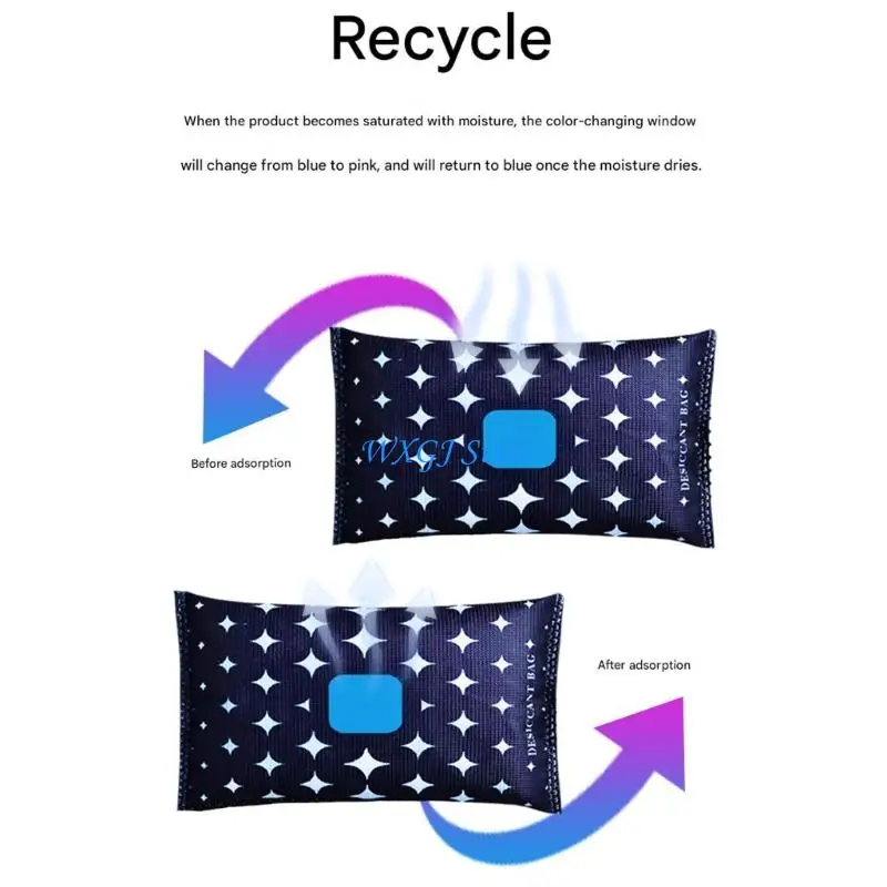 37JE Crystal Car Dehumidifier Bag With Visible Fullness Display