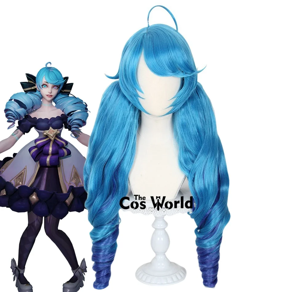 

LOL Gwen 80cm Long Halloween Games Cosplay Wigs Synthetic Hair + Wig Cap