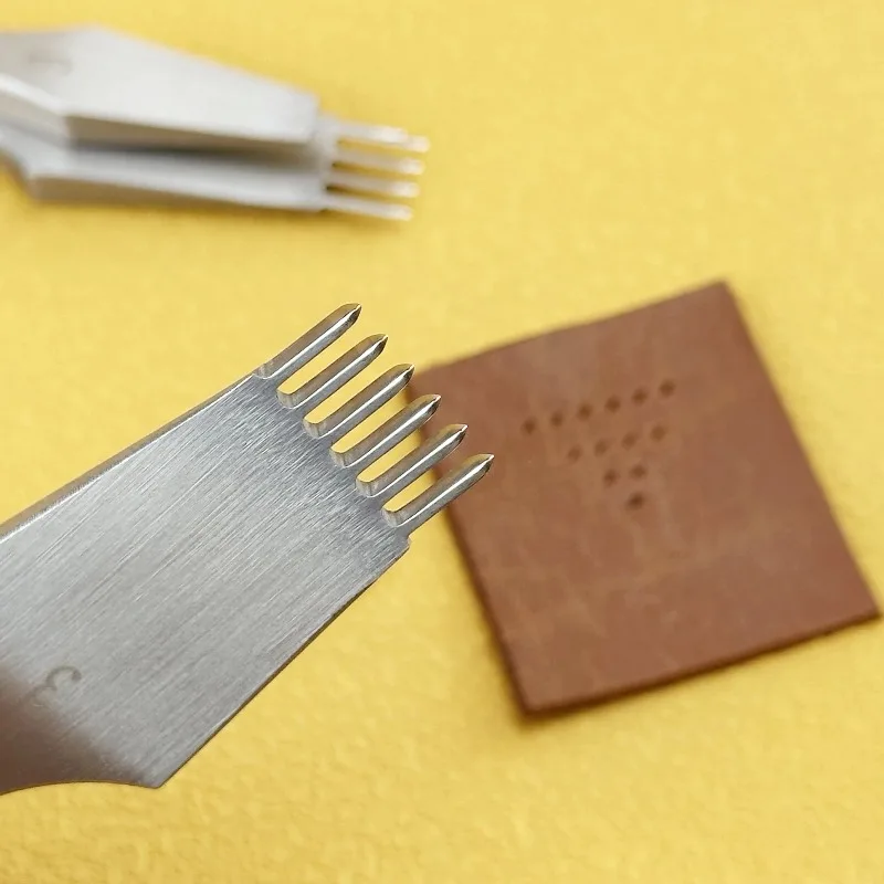 Diamond Cutting DIY Handmade Mold Polishing French Oblique Chisel Carving Leather Craft Stamping Tool