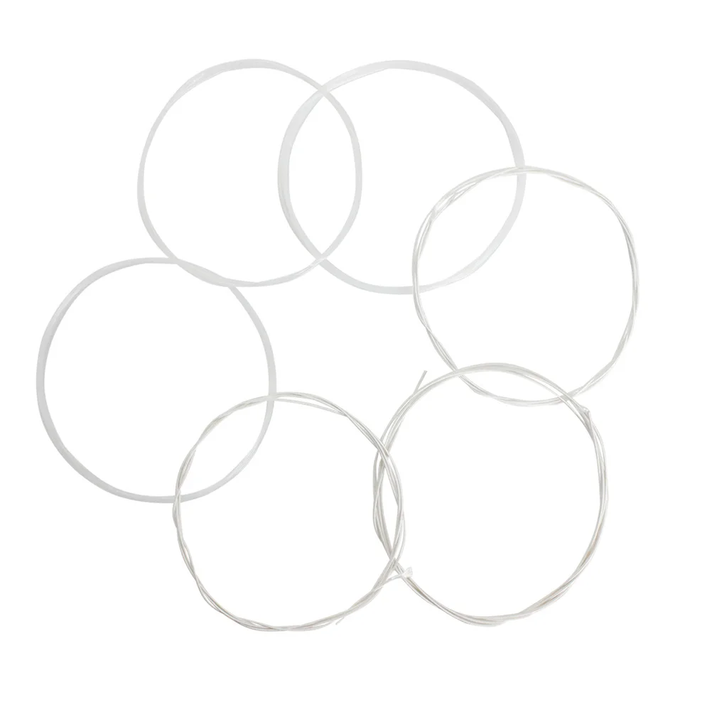 

6Pcs High-Quality Silver-Plated Copper Alloy Guitar Strings Replacement Set for Acoustic Electric Classical Guitar Clear Sound
