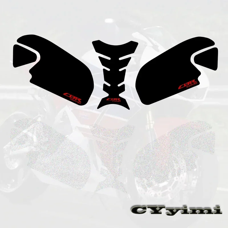 

Motorcycle Anti slip sticker Tank Traction Pad Side Knee Grip Protector For CBR600RR CBR 600 RR F5 2013-2017