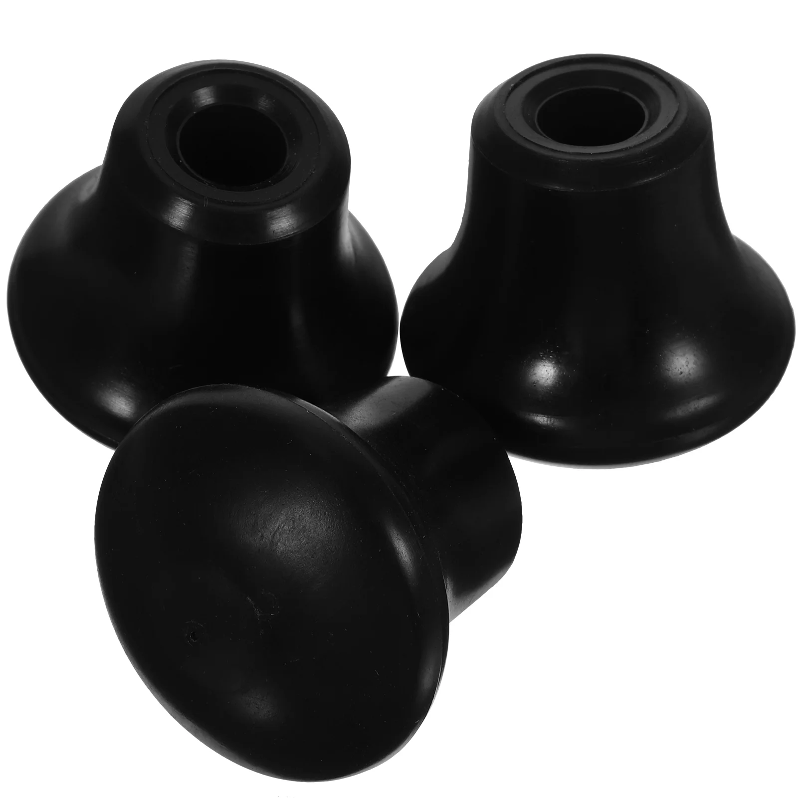

3 Pcs Plastic Foot Cover Drum Stand Protector Snare Legs Rubber Protectors Feet Replacement Protective