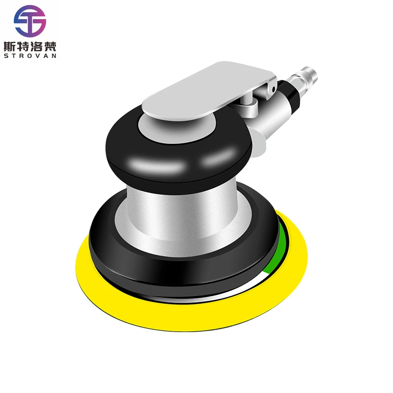5-Inch Pneumatic Sanders Air Polishing Vacuum Eccentric Grinding Machine for Furniture Metal Wood 125mm Pneumatic Grinding