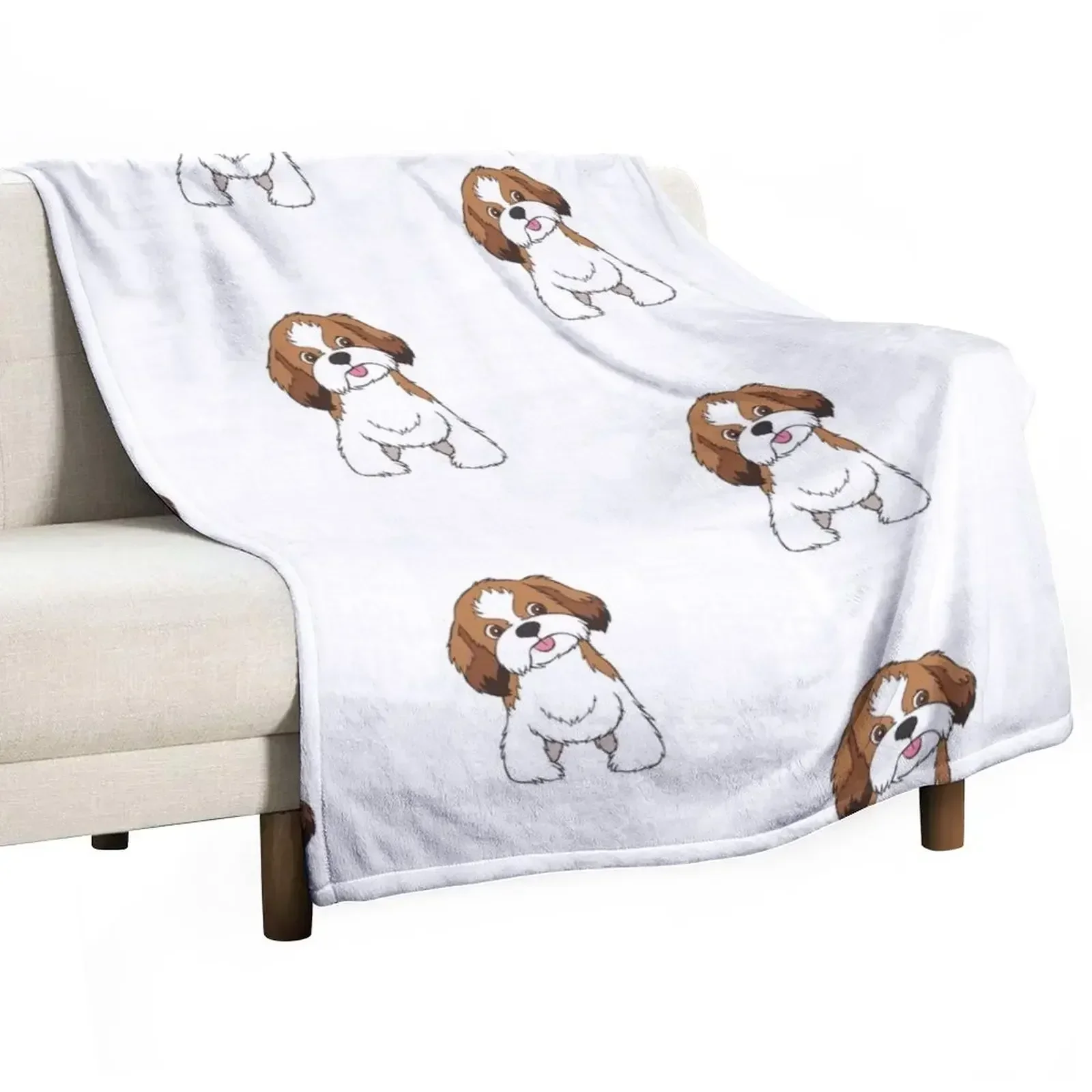 

Shih Tzu Throw Blanket Shaggy Sofa Throw Vintage Blankets