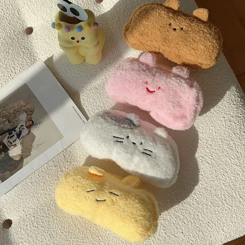 

1 шт., милый плюшевый пенал, модный кавайный пенал с мультяшными животными, большая вместительная сумка для хранения канцелярских принадлежностей, органайзер для скрапбукинга