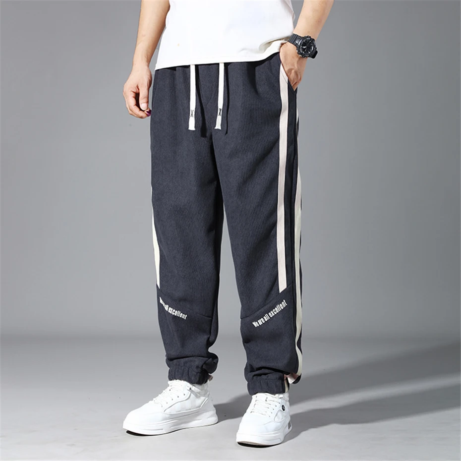 Jogger Pants Men Plus Size 12XL Sweatpants Fashion Casual Stretch Waist Trousers Male Big Size 10XL 12XL