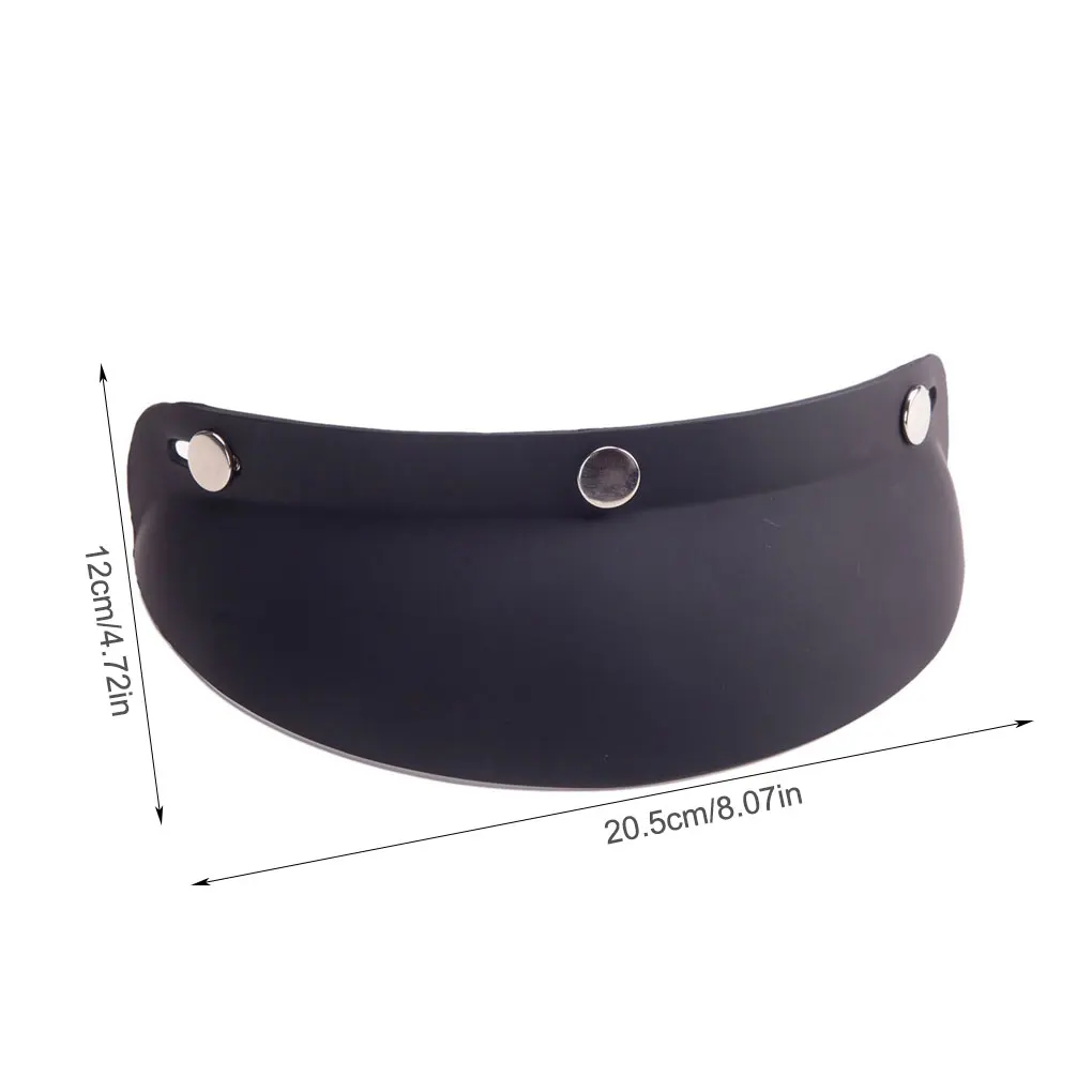 العالمي خمر 3-Snap حافة مقاومة للاهتراء دراجة نارية خوذة أقنعة عالية القوة مستقرة مقاوم للماء حامي الدروع