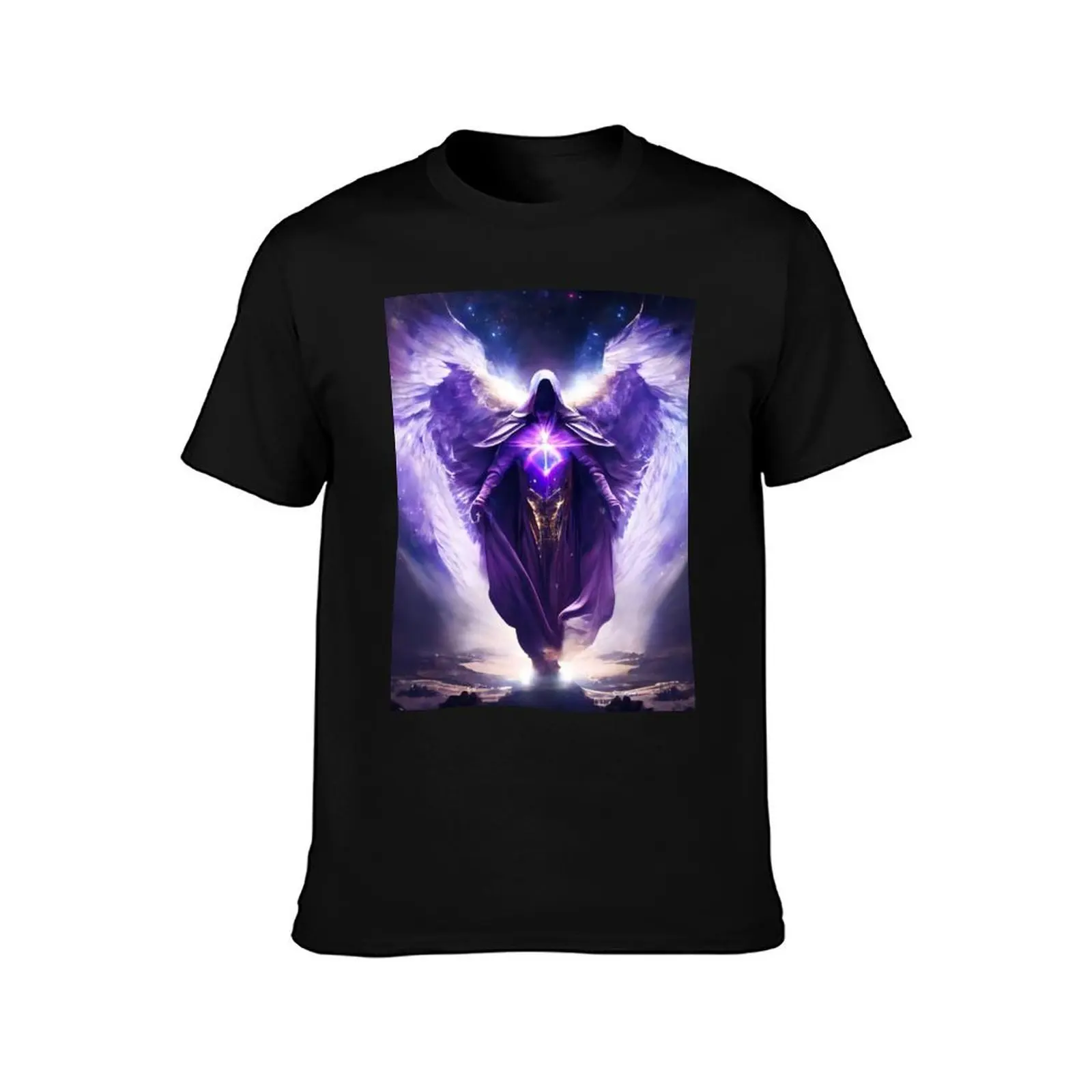 Métatron Archangel, colour and pattern, energetic, light, gold, energy, spiritual image, zen T-Shirt