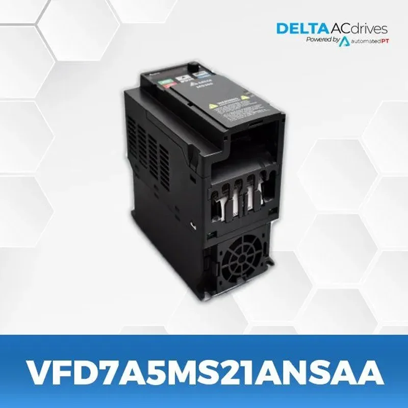 Delta Inverters-AC-Motorantriebe VFD7A5MS21ANSAA 1 Phase 100 % Original-Frequenzumrichter