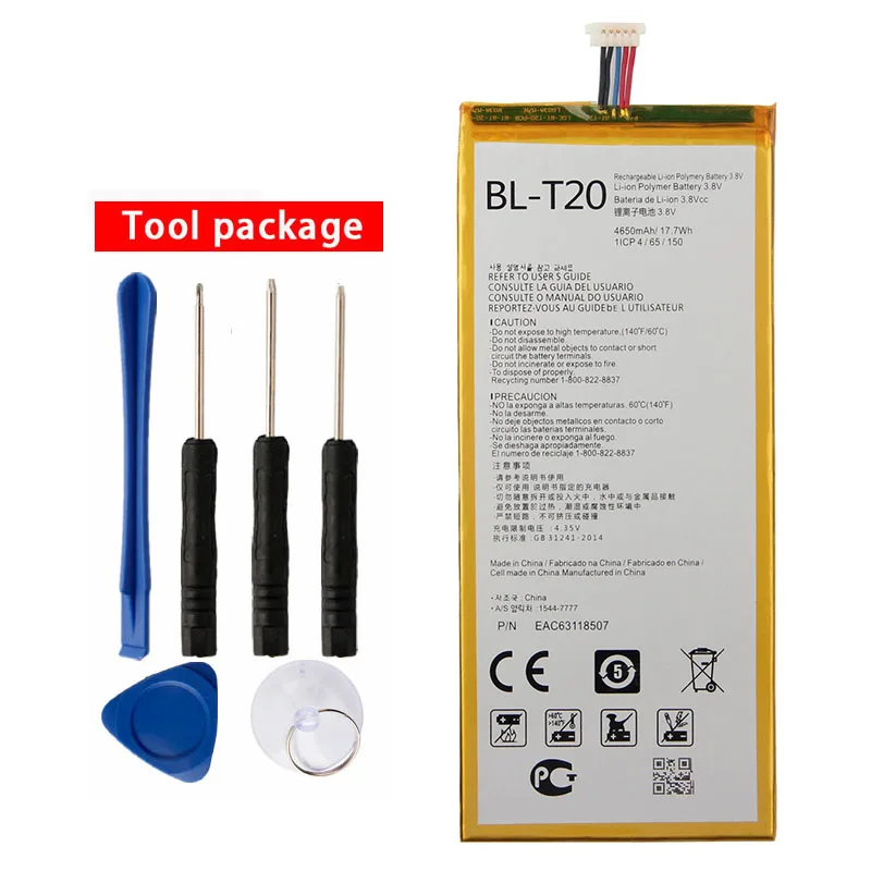 

Original BL-T20 Battery For LG G Pad X 8.0 V521 4650mAh