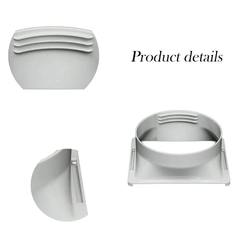 15cm Square Portable Air Conditioning Body Exhaust Duct Interface Pipe Connector