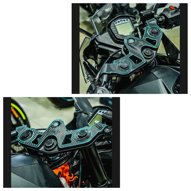 Motorcycle Decals Top Triple Clamp Yoke Sticker  Accessories FOR KTM  RC390  RC 390