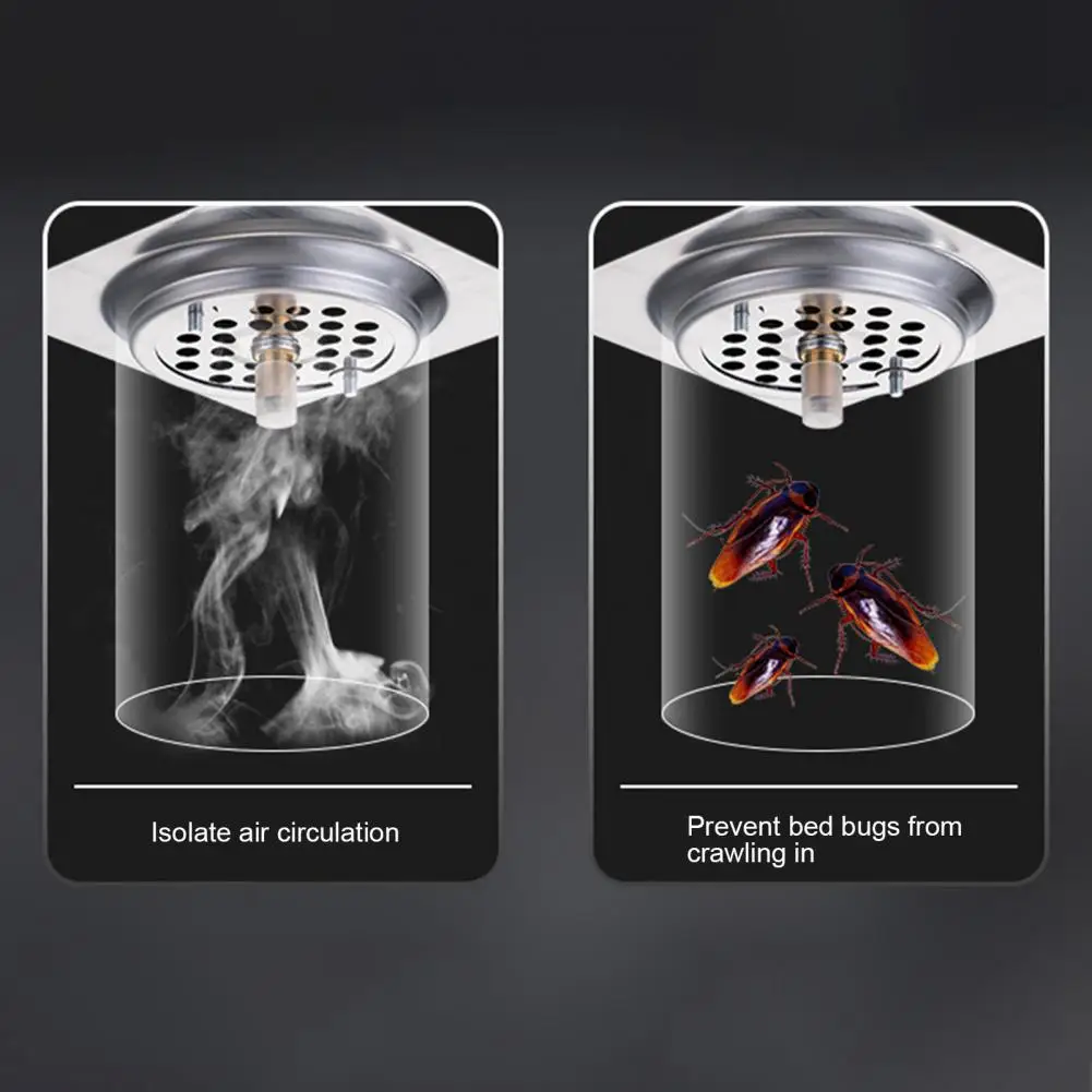 Hygienic Foot-pedal Floor Drain Stainless Steel Floor Drain Cover with Precision Sealing Structure Odor Foot-pedal Switch Drain