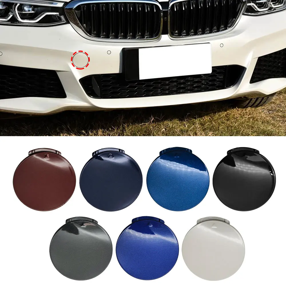 Tampa do Gancho de Reboque Dianteiro para BMW G32 M Sport, Preto e Branco, para BMW Série 6 M Sport 2018-2020 630 640 GT 51118072209