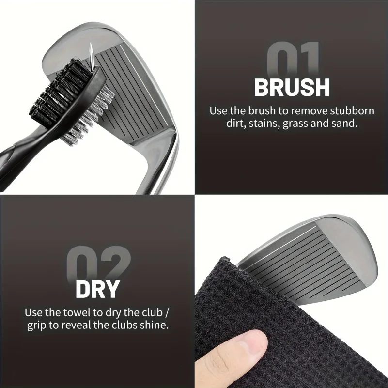1개 블랙 골프 타월 마이크로파이버 와플 패턴 골프 타 - Golf Towel Waffle 리뷰 및 가격
