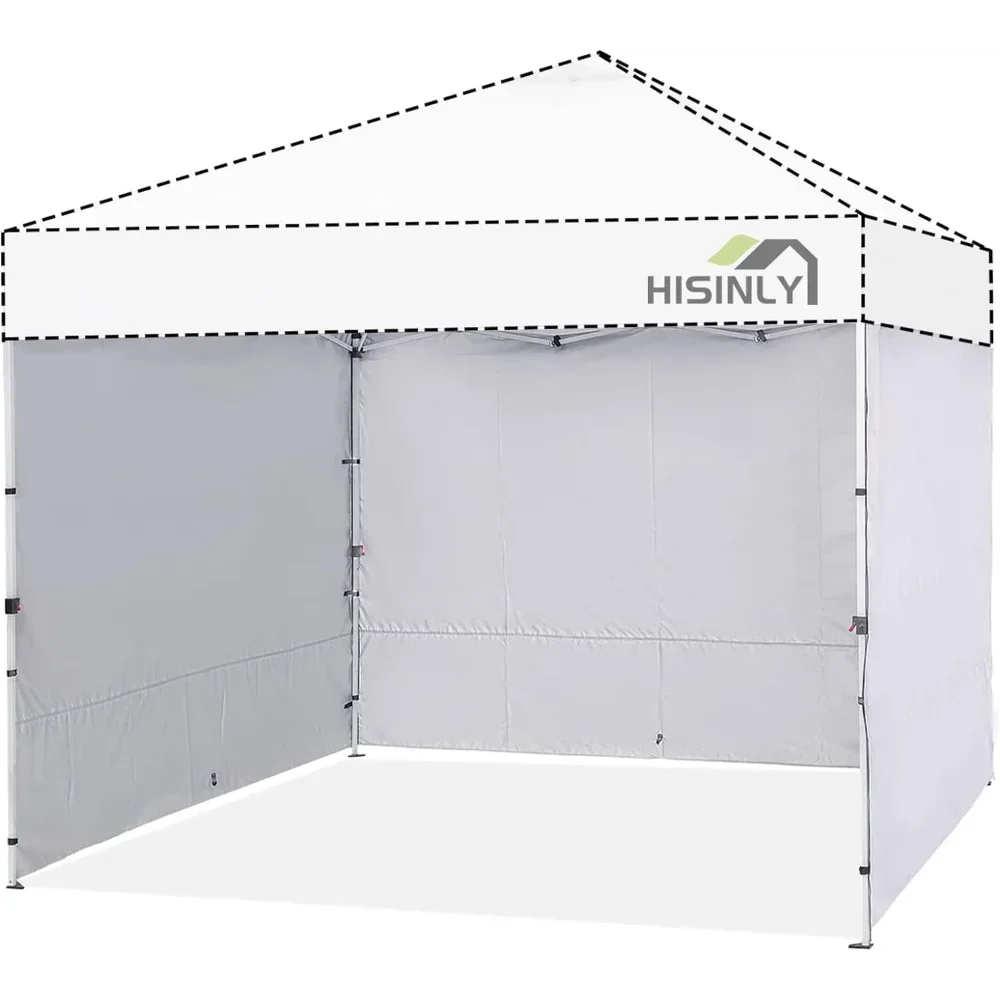 

2024 NewHisinly Instant Canopy Tent Sidewalls for 10x10 Pop Up Canopy 210D Waterproof,3 Piece Sidewalls, White(3PCS Sidewall Onl