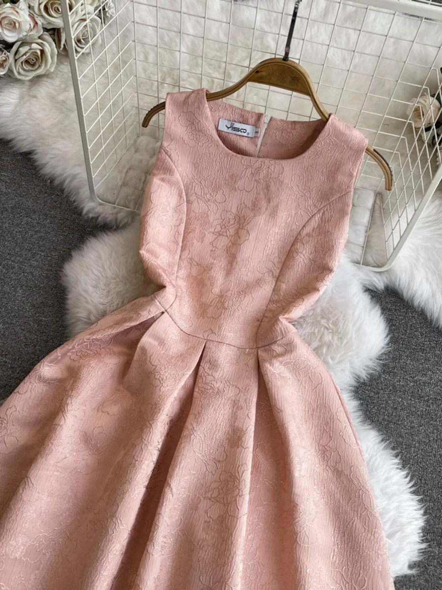 فساتين نسائية طويلة على طراز البلاط ، مطبوعة بالأزهار ، ياقة مربعة ، بدون أكمام ، على شكل خط ، خصر مرتفع ، مربوط ، أنثى ، دروبشيب #2