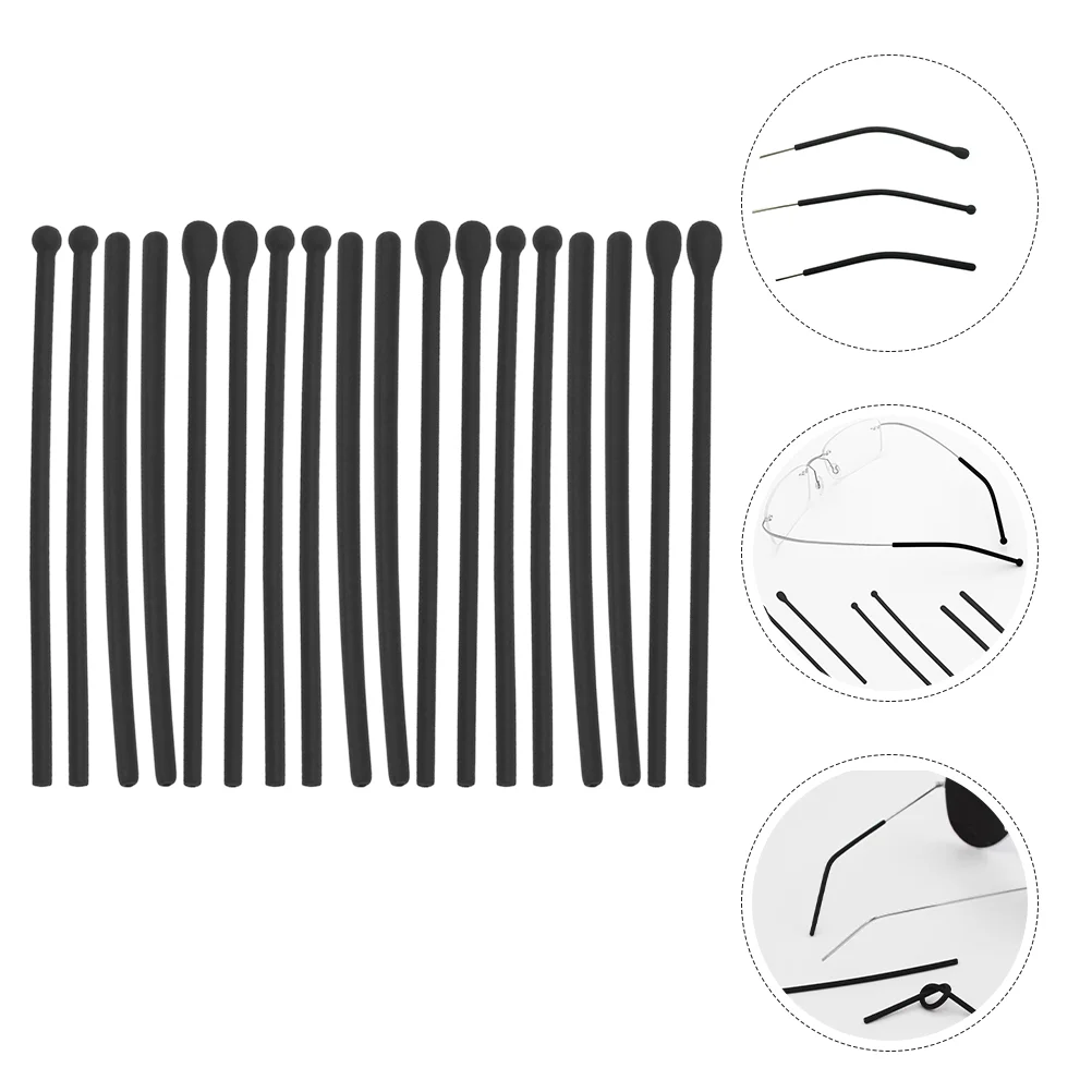 Anti Eyeglass Retainer Spectacle Leg Covers Glasses Silicone Ear Cushions Wipes for