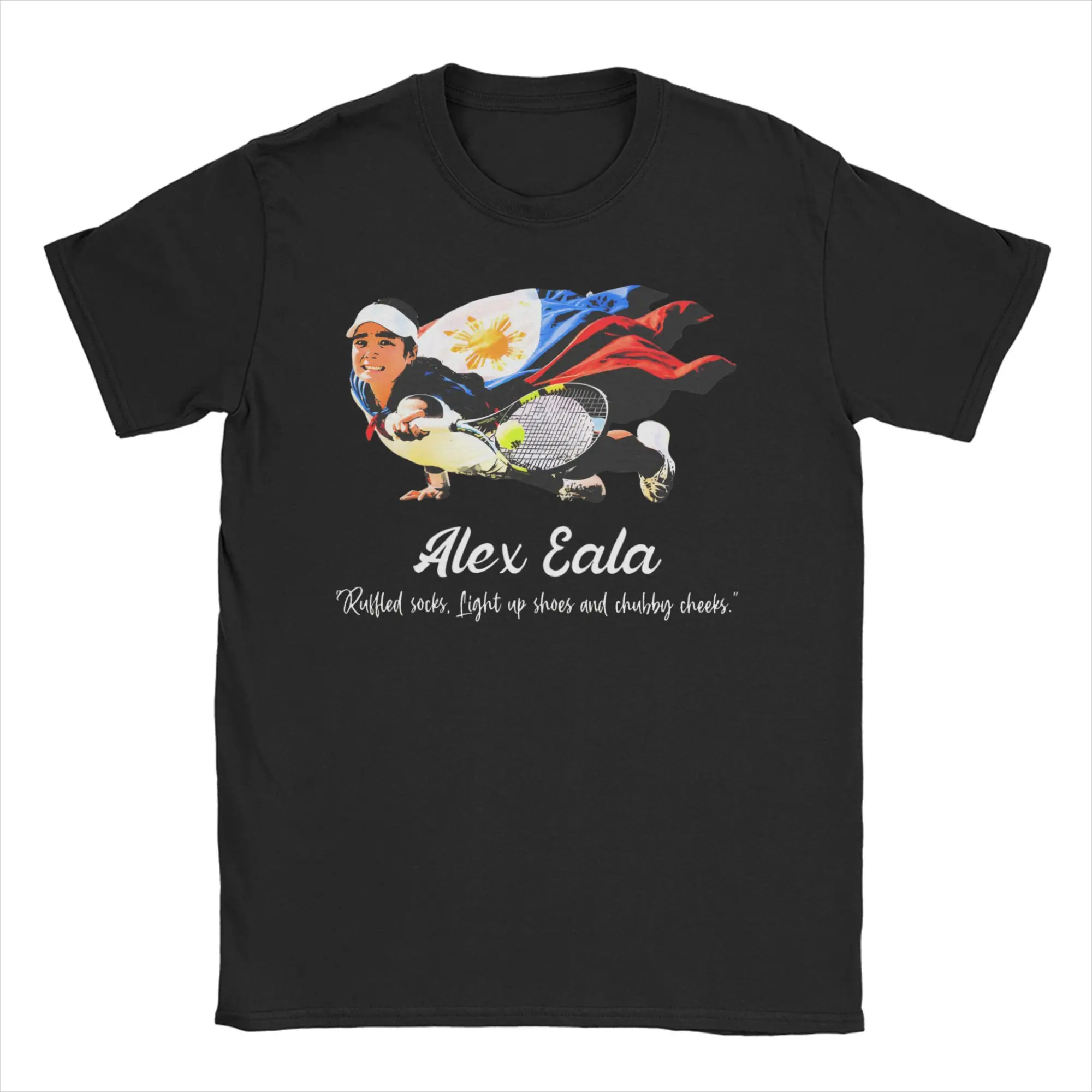 Awesome Alex Eala Tennis- Filipino Pride T-Shirt Men Women's Crew Neck Pure Cotton T Shirts  Short Sleeve Tees Plus Size Tops