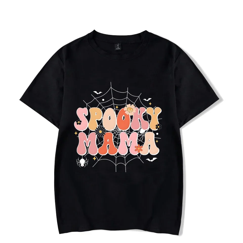 Halloween Essential Daddy/Mommy/Brother/Sister Spider Web Print T-shirts Spooky Graphic Family Outfit