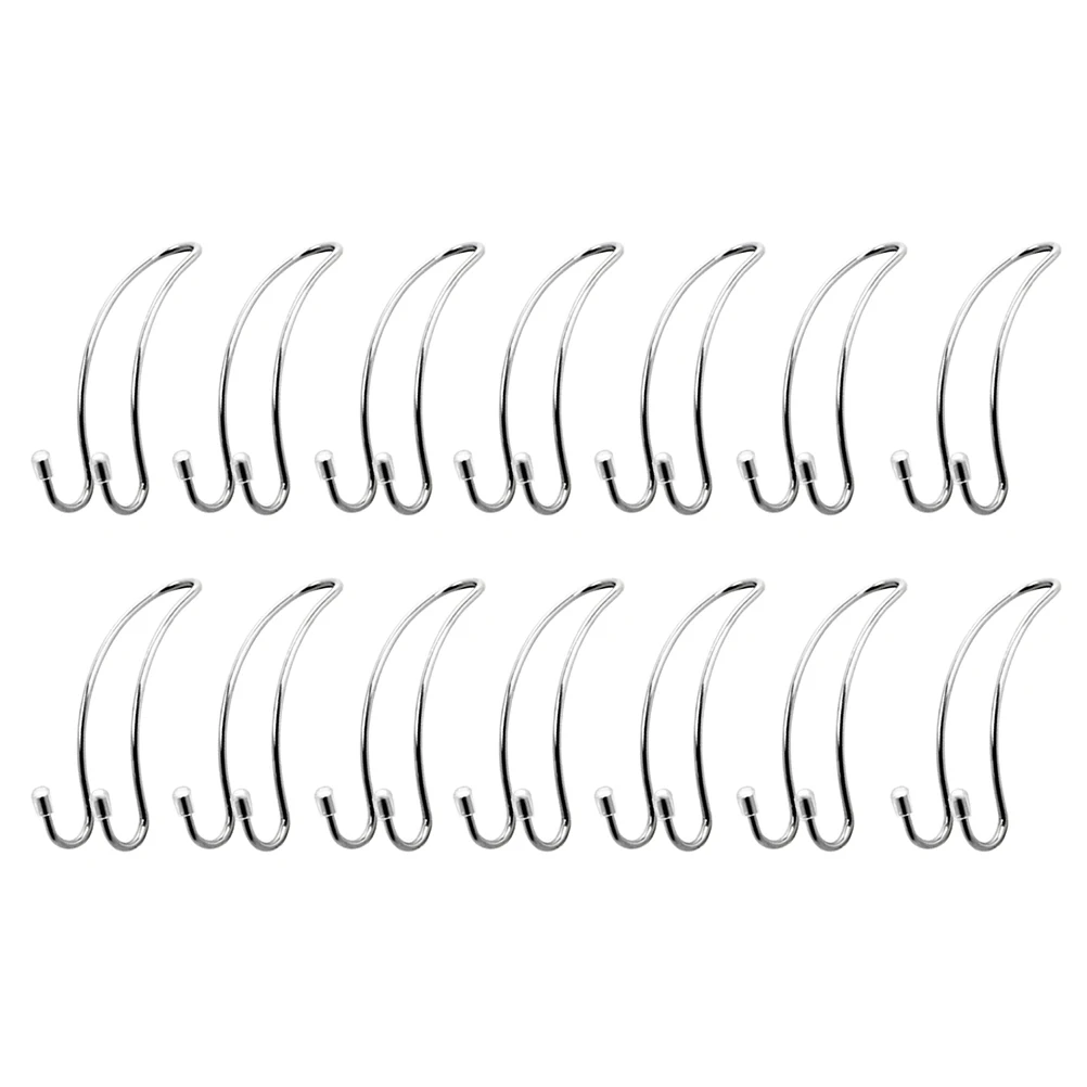 

14 Pcs Car Storage Hooks Stainless Steel Large Capacity Seat Headrest Hangers Space Saving Auto Back Seat Organizers