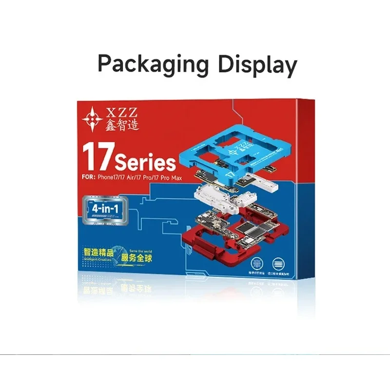 XZZ iSocket Motherboard Layering Tester for iPhone X 11 12 13 14 15 16 17 Pro Max Logic Board IC Chips Function Repair Platform