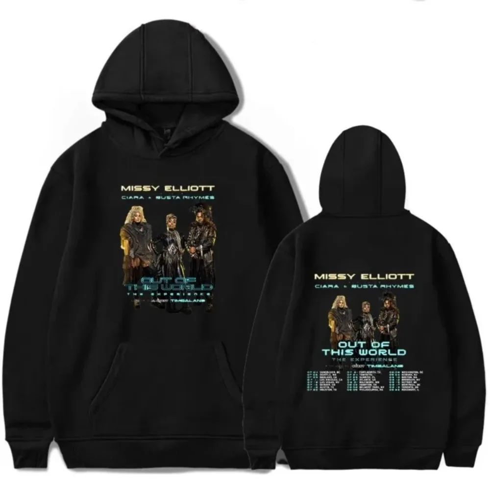 

Missy Elliott Out of This World 2024 Tour Merch Hoodie For Men/Women Unisex Winter Long Sleeve Sweatshirt Hooded Streetwear