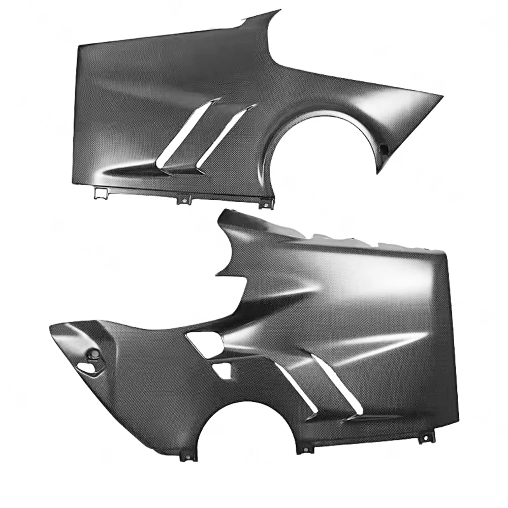 Suitable for DUCATI Panigale V4 S R 22-24 Carbon Fiber Matte Akrapovic Lower Belly Pans Body Fairing Kits Motorcycle Accessories