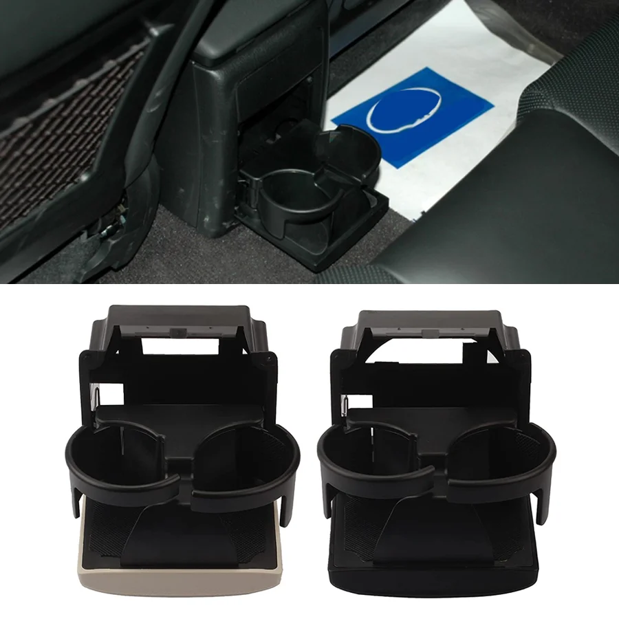 Wooeight 1Pc Car Rear Center Console Cup Rack Holder Insert Fit For Subaru Outback Legacy 2005-2006 2007 2008 2009 66150AG01CJC