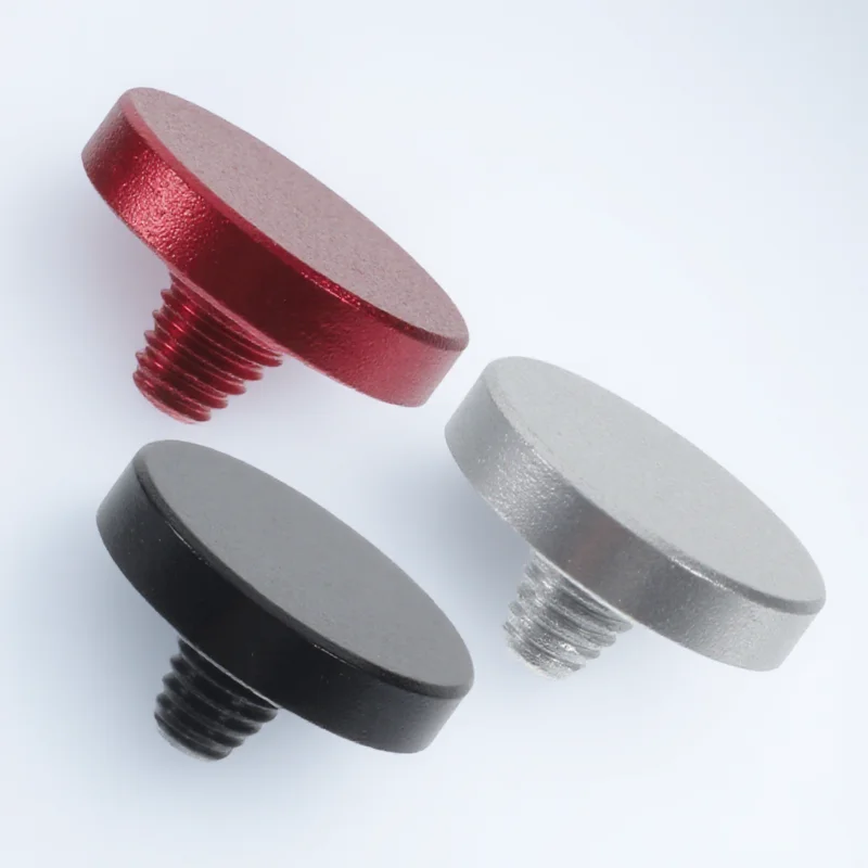 

3 Pcs Aluminum Alloy Camera Shutter Button Accessories Round Soft Release Buttons