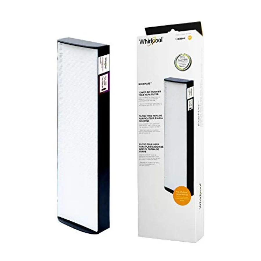 

Air purifier replacement filter: True HEPA white for portable tower WPT80 large size captures 99.97 of particles down to 0.3 mi
