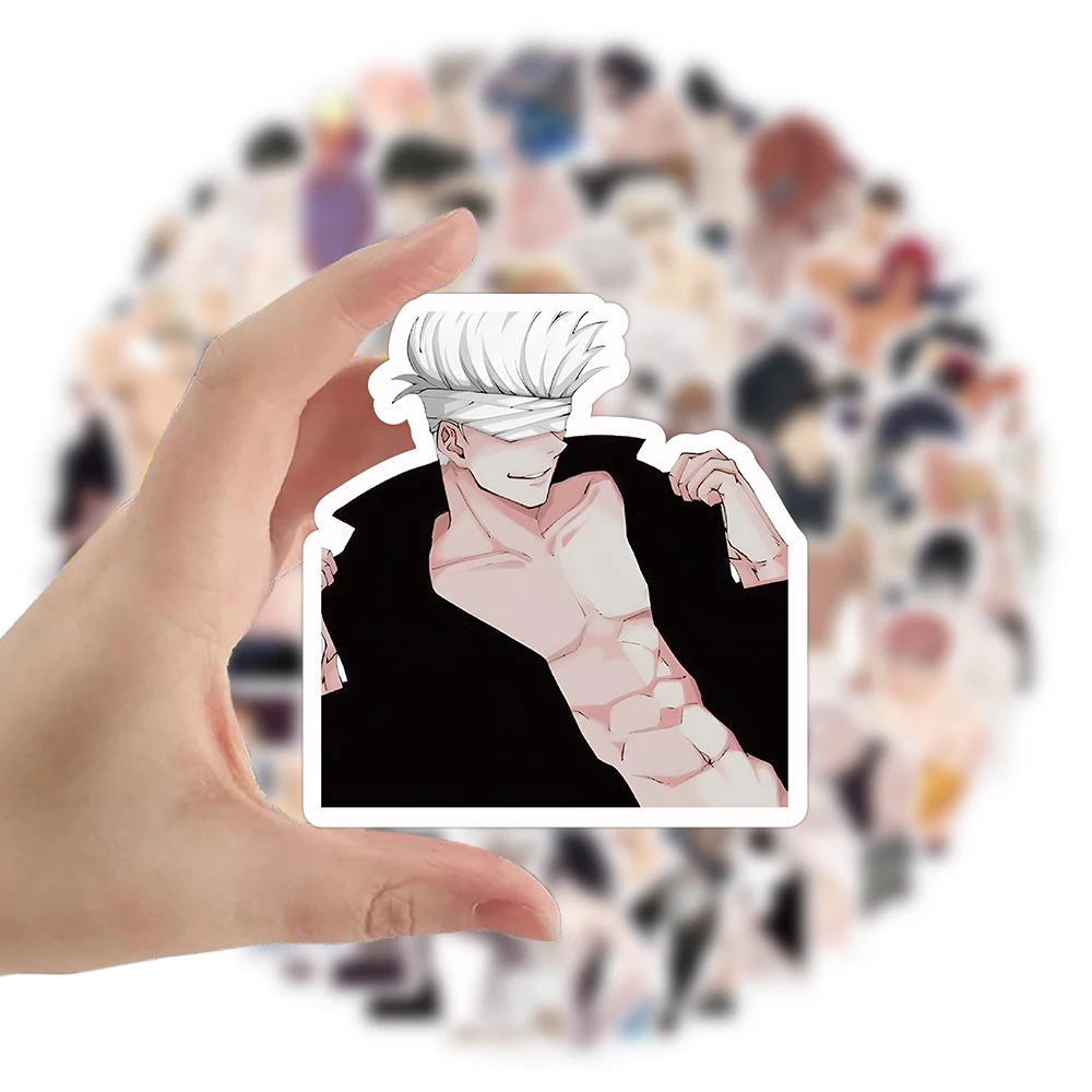 10/30/60pcs Cool Anime Naakte Spier Man Stickers Cartoon Waterdichte Decals DIY Koffer Laptop Briefpapier Cool graffiti Sticker