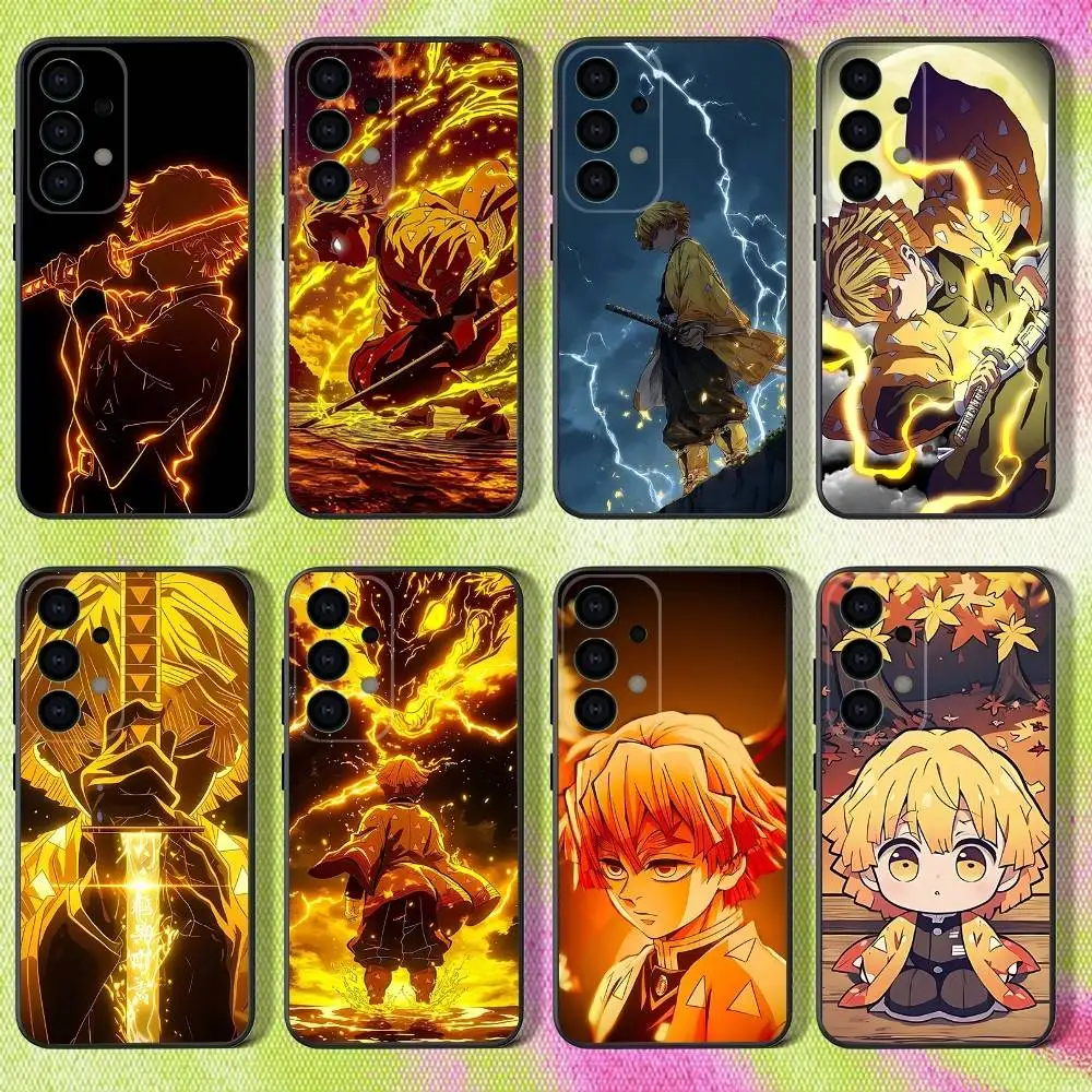 

Anime Z-Zenitsu A-Agatsuma Phone Case For Samsung S25,S24,S21,S22,S23,S30,Ultra,S20,Plus,Fe,Lite,Note,10,9,5G Black Cover