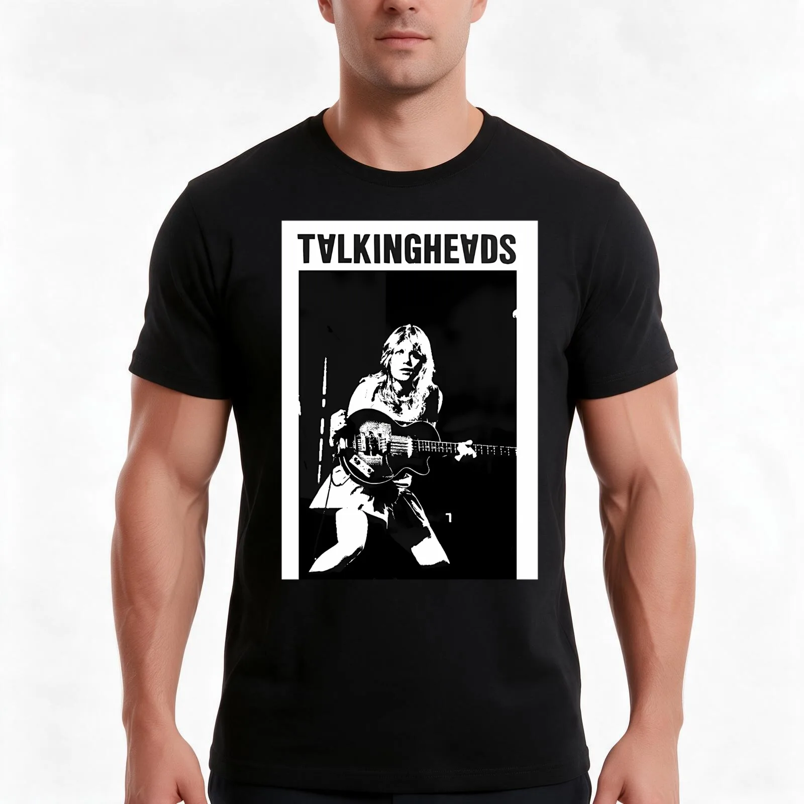 Talking Heads - Tina Weymouth T-Shirt Summer Casual Cotton Tee Oversized Streetwear Tops Vintage Graphic Print 100% Cotton