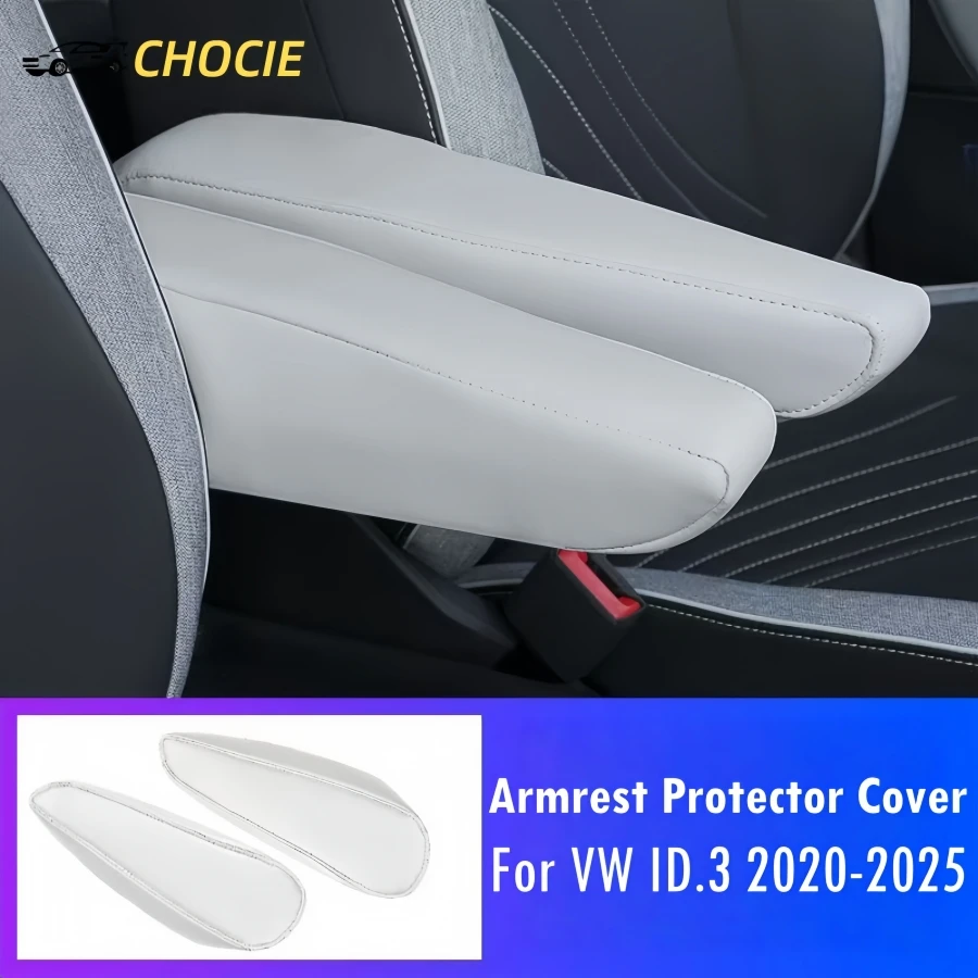 

PU Leather Center Armrest Protector Cover for VW ID.3 2020-2025 Armrest Protection Console Armrest Padding ID3 Accessories