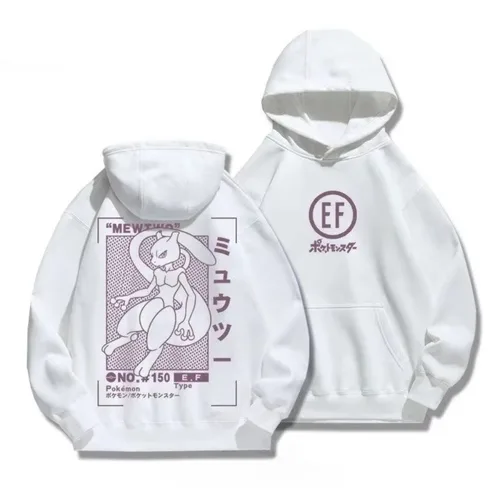 Imagen 2 del producto MINISO nuevo Gengar Anime Pikachu snorlax estampado hombres y mujeres Otoño Invierno suéteres con capucha cómodo transpirable y suave