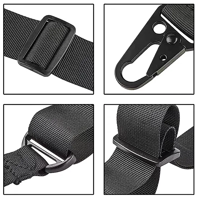 1PCS Imbracatura tattica esterna Singolo punto CS Pistola Corda Diagonale Corda di sicurezza Cintura tattica mimetica unisex per gli sport di caccia