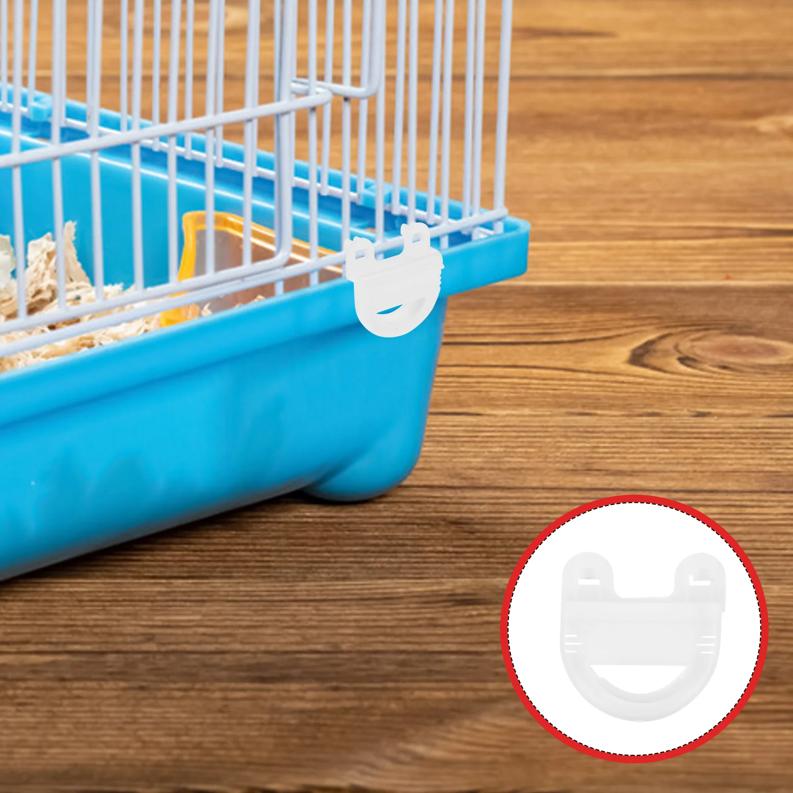 

10Pcs Wire Cage Clips DIY Connectors Quick Install for Pet Bird Dog Cat Cages Plastic Buckles Fasteners Wire Cage Connector